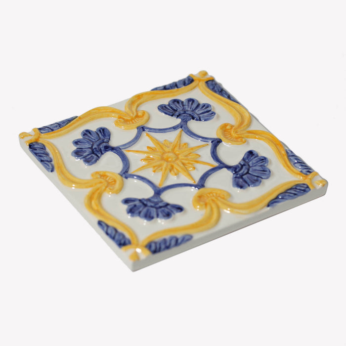 Handmade Relief Tile 018