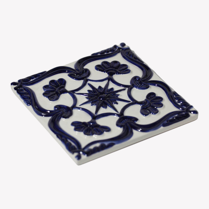 Handmade Relief Tile 018
