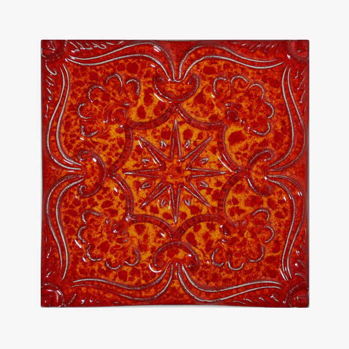 Handmade Relief Tile 018
