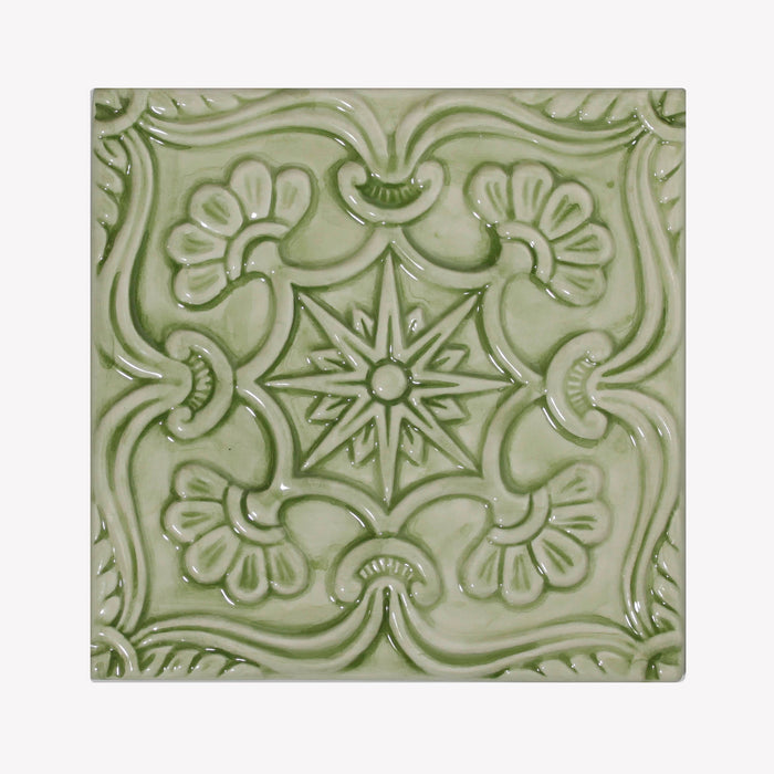 Handmade Relief Tile 018