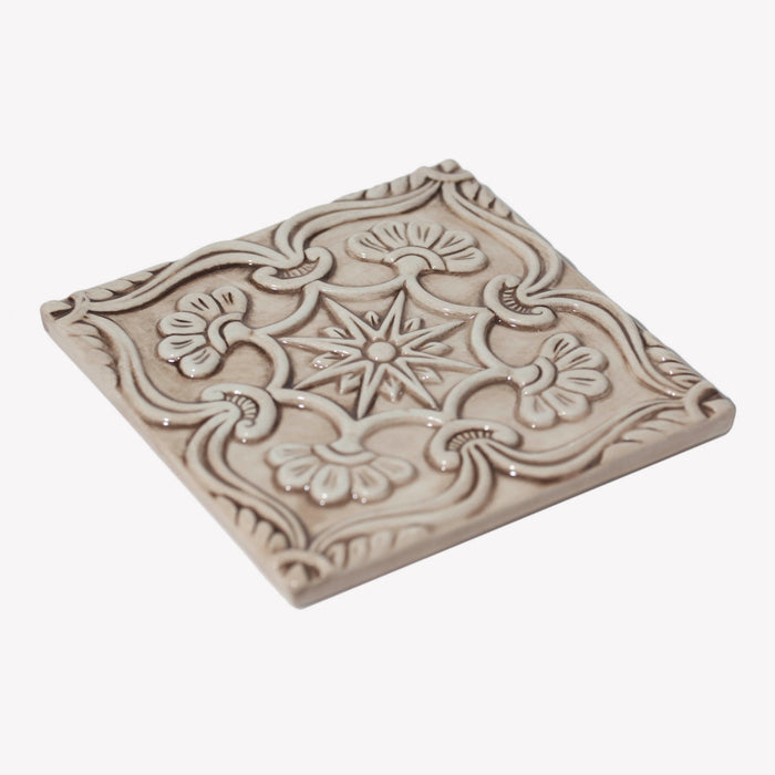 Handmade Relief Tile 018