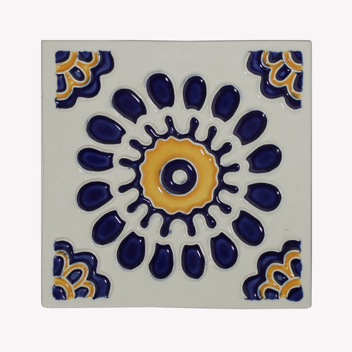 Handmade Relief Tile 014