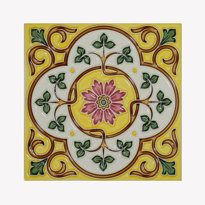 Handmade Relief Tile 004