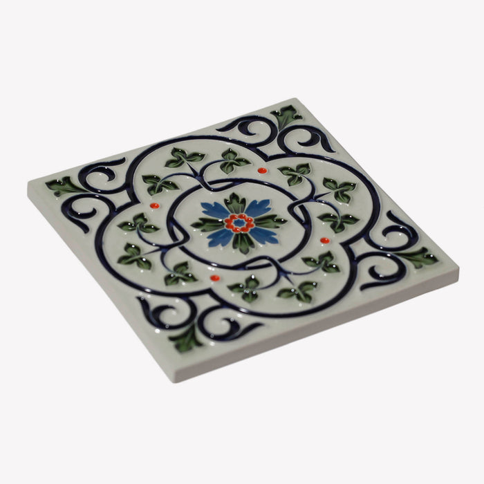 Handmade Relief Tile 004